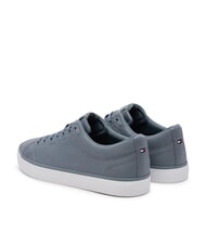 TOMMY HILFIGER TH LOW CORE Sneakers in canvas overcast grey - Scarpe Uomo - 5