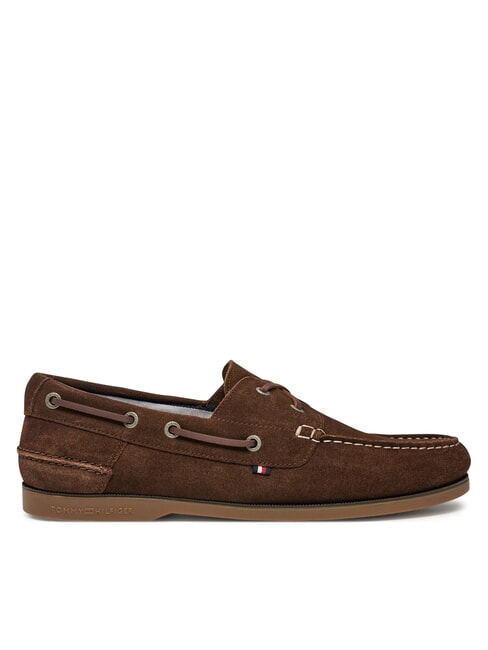TH BOAT CORE Mocassini in pelle suede legacy brown - Scarpe Uomo