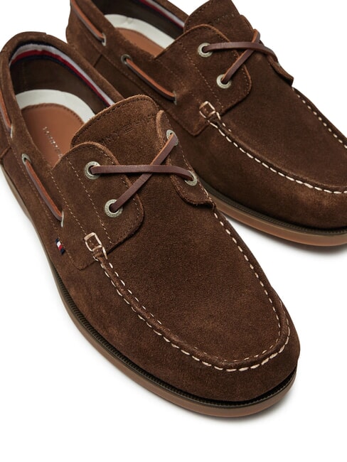 TH BOAT CORE Mocassini in pelle suede legacy brown - Scarpe Uomo