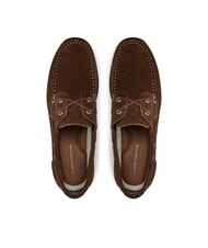 TOMMY HILFIGER TH BOAT CORE Mocassini in pelle suede legacy brown - Scarpe Uomo - 4