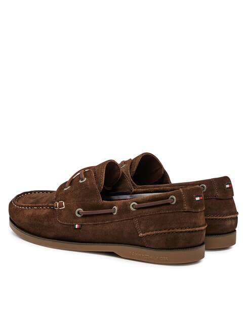 TH BOAT CORE Mocassini in pelle suede legacy brown - Scarpe Uomo