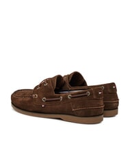 TOMMY HILFIGER TH BOAT CORE Mocassini in pelle suede legacy brown - Scarpe Uomo - 5