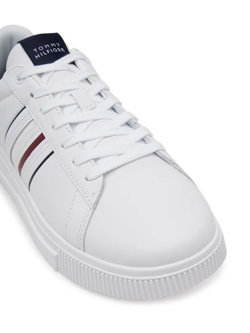 MODERN CUPSOLE STRIPES Sneakers in pelle white - Scarpe Uomo