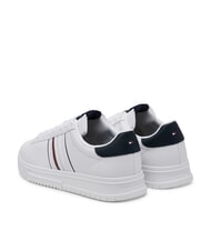 TOMMY HILFIGER MODERN CUPSOLE STRIPES Sneakers in pelle white - Scarpe Uomo - 5