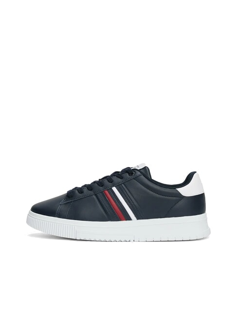 MODERN CUPSOLE STRIPES Sneakers in pelle desert sky - Scarpe Uomo