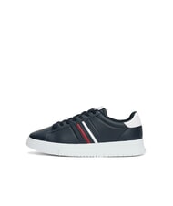 TOMMY HILFIGER MODERN CUPSOLE STRIPES Sneakers in pelle desert sky - Scarpe Uomo - 2