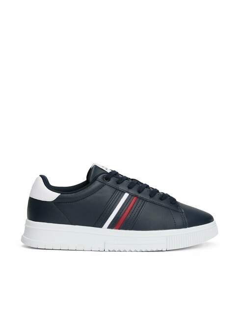 MODERN CUPSOLE STRIPES Sneakers in pelle desert sky - Scarpe Uomo