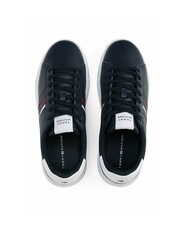 TOMMY HILFIGER MODERN CUPSOLE STRIPES Sneakers in pelle desert sky - Scarpe Uomo - 4