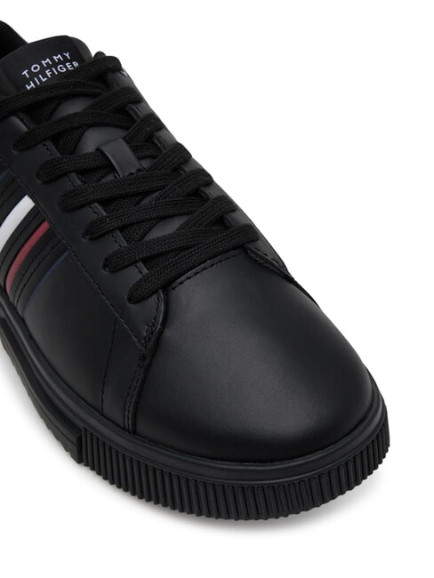 MODERN CUPSOLE STRIPES Sneakers in pelle black - Scarpe Uomo