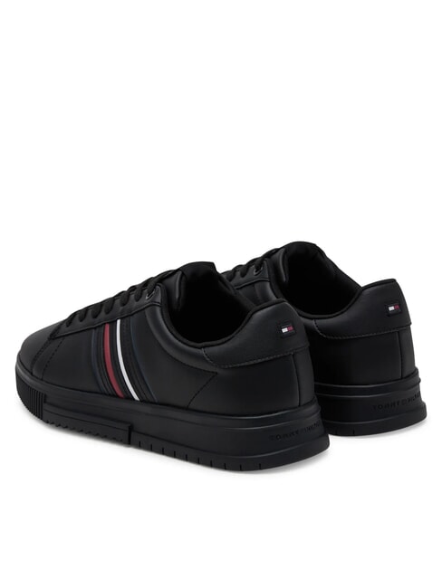 MODERN CUPSOLE STRIPES Sneakers in pelle black - Scarpe Uomo