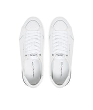 TOMMY HILFIGER CORE CORPORATE Sneakers in pelle white - Scarpe Uomo - 4