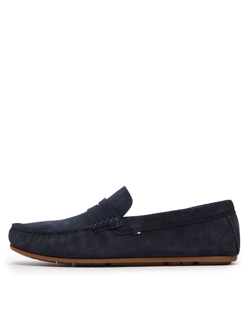 CASUAL DRIVER Mocassini in pelle suede desert sky - Scarpe Uomo