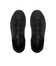 TOMMY HILFIGER COURT BETTER Sneakers in pelle black - Scarpe Uomo - 4