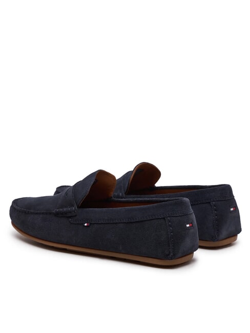 CASUAL DRIVER Mocassini in pelle suede desert sky - Scarpe Uomo