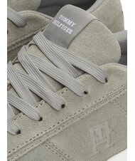 TOMMY HILFIGER TH CUPSET SUEDE Sneakers in pelle antique silver - Scarpe Uomo - 3