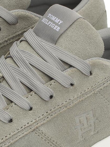 TH CUPSET SUEDE Sneakers in pelle antique silver - Scarpe Uomo