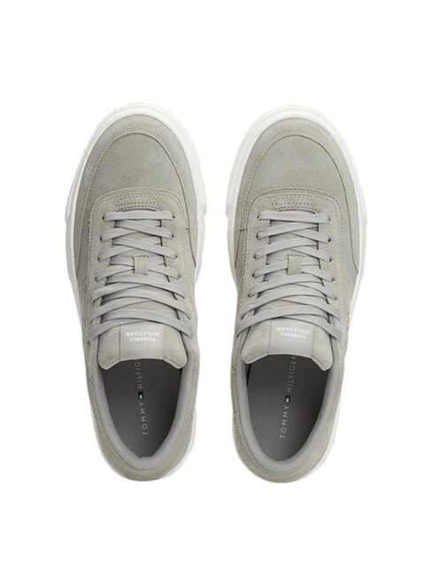 TH CUPSET SUEDE Sneakers in pelle antique silver - Scarpe Uomo