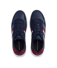 TOMMY HILFIGER LIGHT CUPSOLE MIX Sneakers in pelle dark night navy - Scarpe Uomo - 3
