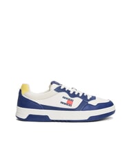 TOMMY HILFIGER TOMMY JEANS Cupsole Sneakers in pelle velvet blue - Scarpe Uomo - 2