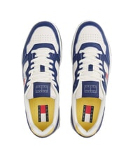 TOMMY HILFIGER TOMMY JEANS Cupsole Sneakers in pelle velvet blue - Scarpe Uomo - 3