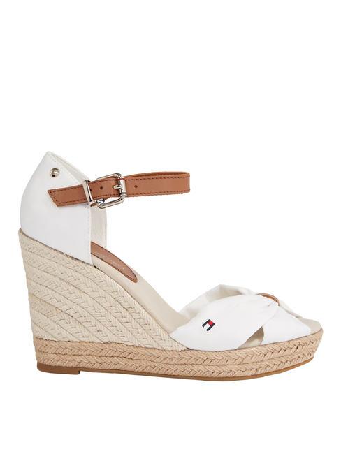 BASIC Sandali espadrillas alti open toe ecru - Scarpe Donna