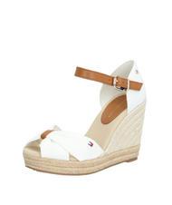 TOMMY HILFIGER BASIC Sandali espadrillas alti open toe ecru - Scarpe Donna - 3