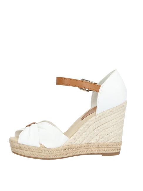 BASIC Sandali espadrillas alti open toe ecru - Scarpe Donna