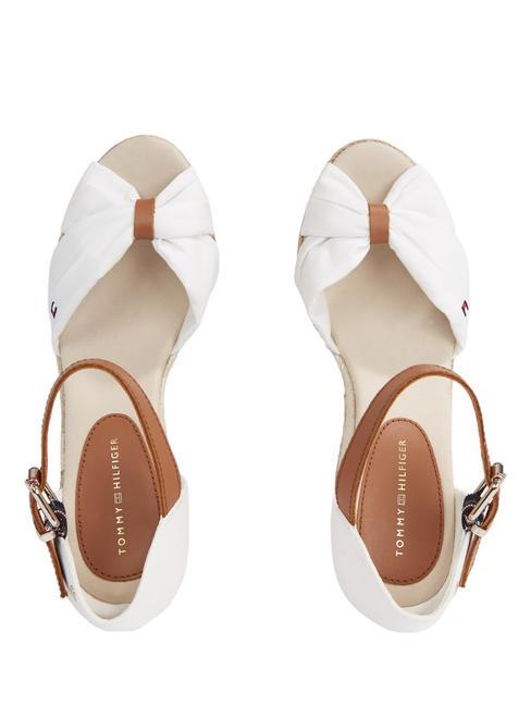 BASIC Sandali espadrillas alti open toe ecru - Scarpe Donna