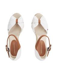 TOMMY HILFIGER BASIC Sandali espadrillas alti open toe ecru - Scarpe Donna - 5