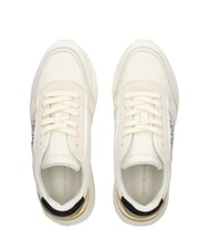 TOMMY HILFIGER LUX MONOGRAM Sneakers donna ecru - Scarpe Donna - 4
