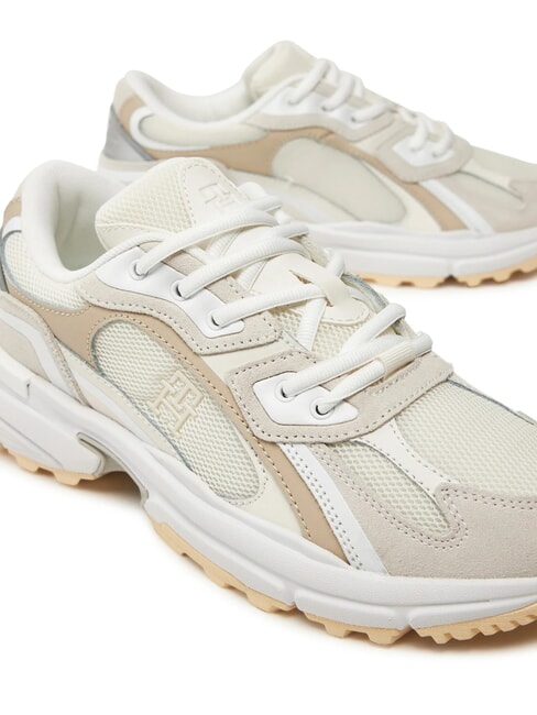 MODERN RUGGED Sneakers runner palm tree aop ivory silk - Scarpe Donna