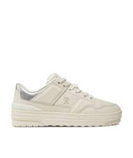 TOMMY HILFIGER TH Sneakers chunky donna in pelle ivory petal - Scarpe Donna - 2