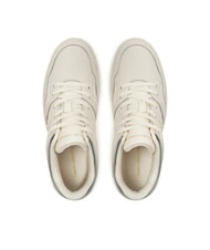 TOMMY HILFIGER TH Sneakers chunky donna in pelle ivory petal - Scarpe Donna - 4