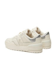 TOMMY HILFIGER TH Sneakers chunky donna in pelle ivory petal - Scarpe Donna - 5