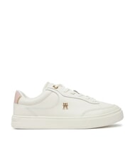 TOMMY HILFIGER ESSENTIAL CHIC COURT Sneakers donna in pelle ancient white - Scarpe Donna - 2