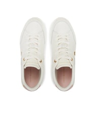 TOMMY HILFIGER ESSENTIAL CHIC COURT Sneakers donna in pelle ancient white - Scarpe Donna - 4