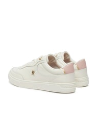 TOMMY HILFIGER ESSENTIAL CHIC COURT Sneakers donna in pelle ancient white - Scarpe Donna - 5
