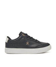 TOMMY HILFIGER ESSENTIAL CHIC COURT Sneakers donna in pelle black - Scarpe Donna - 2