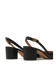 TOMMY HILFIGER ELEGANT D&eacute;collet&eacute; sling-back in pelle black - Scarpe Donna - 4