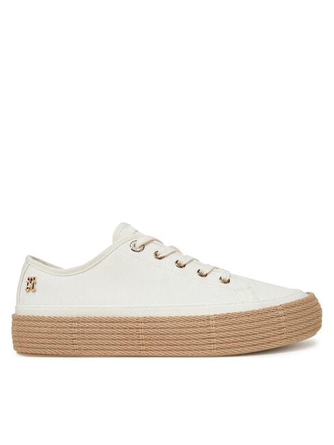 TH Sneakers epadrillas in tela ancient white - Scarpe Donna