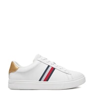 TOMMY HILFIGER ESSENTIAL COURT Sneakers donna in pelle white - Scarpe Donna - 2