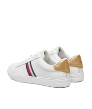TOMMY HILFIGER ESSENTIAL COURT Sneakers donna in pelle white - Scarpe Donna - 5