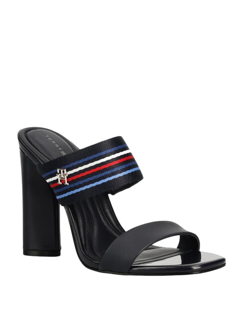 SLIDE Sandali alti con nastro logato space blue - Scarpe Donna