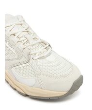TOMMY HILFIGER ARCHIVE '97 Sneakers runner in pelle e tessuto ivory - Scarpe Donna - 3