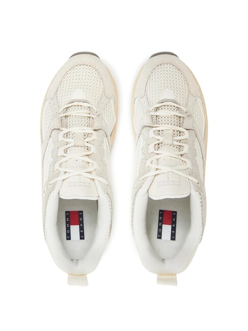 ARCHIVE '97 Sneakers runner in pelle e tessuto ivory - Scarpe Donna