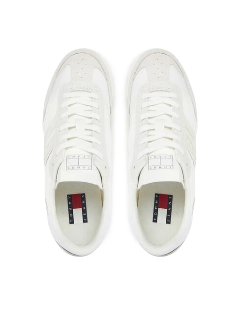 TJW RETRO RUNNER Sneakers in pelle e tessuto ecru - Scarpe Donna