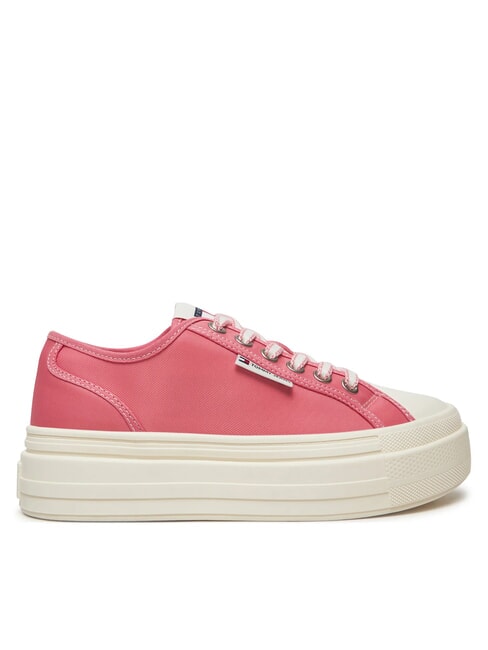 TJW FOXING Sneakers platform in tessuto preppy pink - Scarpe Donna