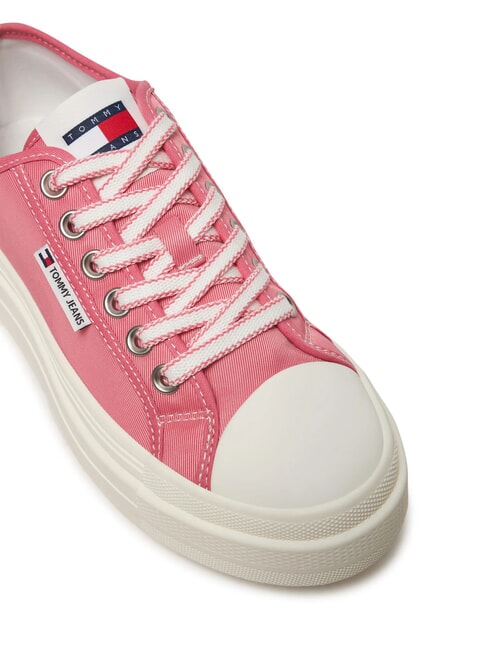 TJW FOXING Sneakers platform in tessuto preppy pink - Scarpe Donna