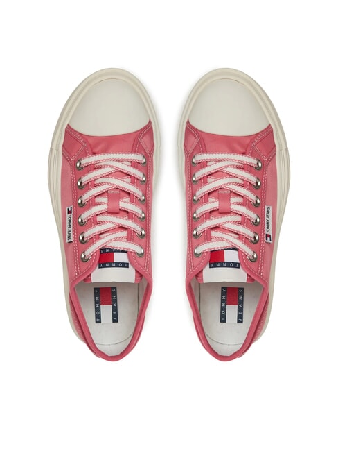 TJW FOXING Sneakers platform in tessuto preppy pink - Scarpe Donna