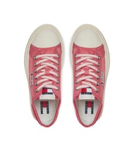 TOMMY HILFIGER TJW FOXING Sneakers platform in tessuto preppy pink - Scarpe Donna - 4